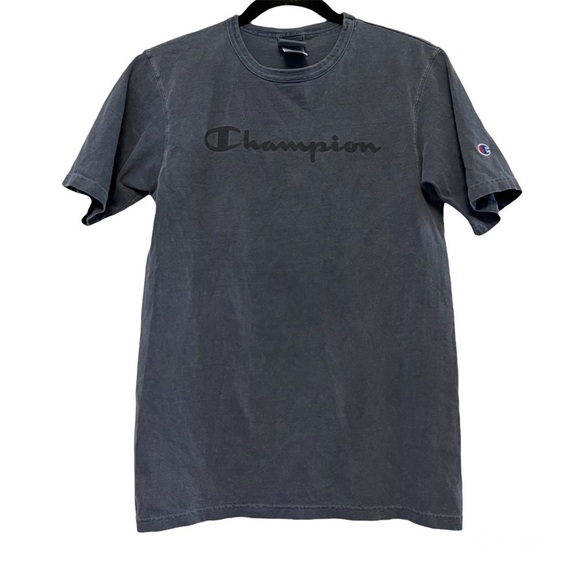 Champion Gray & Black Logo Shirt - Picture 1 of 3
